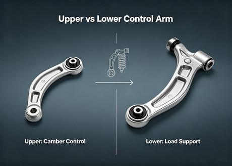 Upper Control Arm vs Lower Control Arm: What's the Difference?