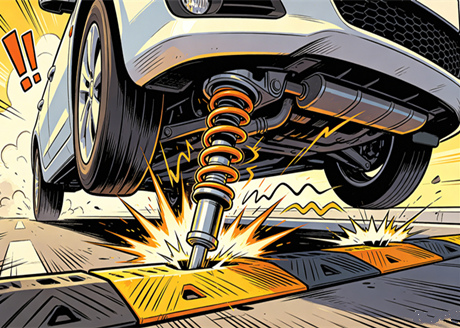 How to Diagnose Suspension Noises When Hitting Speed Bumps?