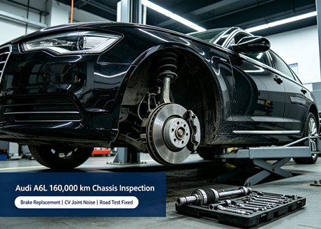 Repairing Abnormal Noise for Audi A6L