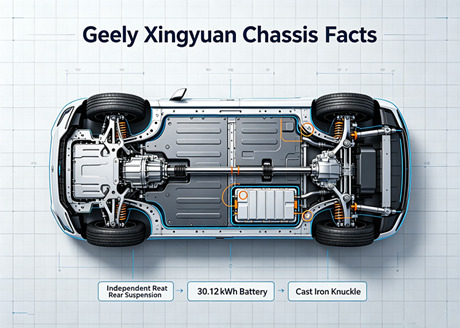 The Secret Behind Geely Xingyuan’s Stable Driving: Its Chassis
